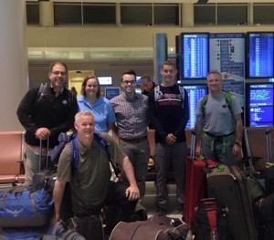 Haiti team at airport